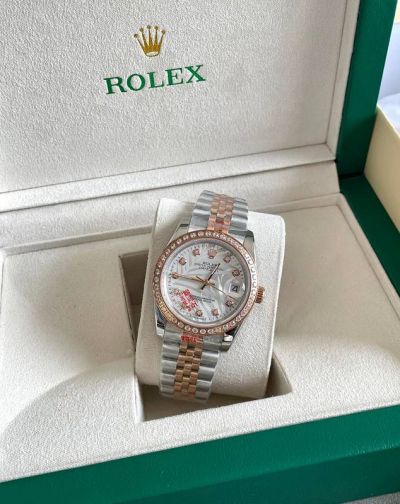 Rolex Datejust Replica with Rose Gold Imported Citizen Movement 904L Steel 36*13mm Men Watch